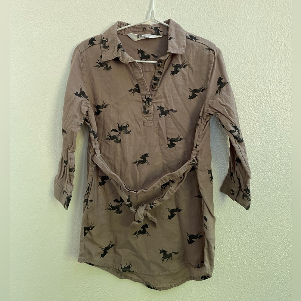 BUNDLE only! -- H&M • unicorn shirt dress